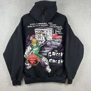 Warren Lotas Milwaukee Bucks Greek Freak 2021 Champs Hoodie Black Mens Large